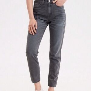 American Eagle - Faded Black Straight Leg Mom Jean